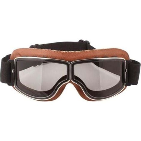 Lunettes de protection rétro pour moto - Anti-buée - Chaudes - Pour l'équitation, le VTT, le motocross.. (1/4)