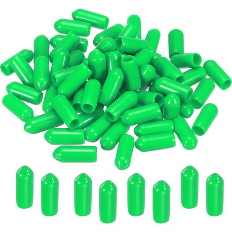 5mm Caoutchouc Fin Capuchons Couvercle PVC Vinyle Vis Filetage (1/5)