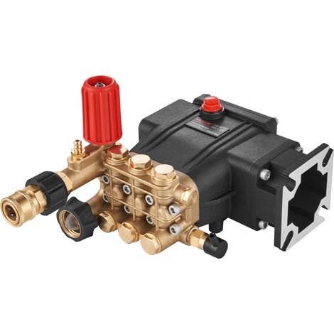 VEVOR Pompe de Nettoyeur Haute Pression, Piston Triplex Horizontal a Arbre 19,05 mm, 3300 PSI, 3,0 GPM, Kit Pompe de Remplacement, Compatible avec les Modeles Simpson MorFlex 40224, 40225, 40226 (1/5)