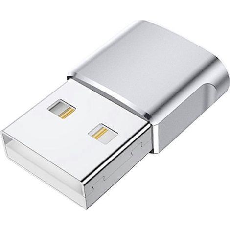 1PC Adaptateur Mini USB C Femelle vers USB Mâle, Convertisseur Type C vers USB A, Charge et Transfert de Données, Compatible Smartphones et Tablettes (1/4)