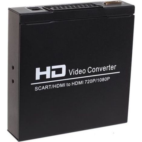 Adaptateur Péritel HDMI - Convertisseur Vidéo HD 720p 1080p pour TV HDTV Projecteur DVD STB - 1 Pièce (1/3)