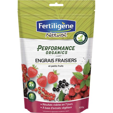FERTILIGENE Engrais Performance Organics Fraisiers et Petits Fruits - 700 g (1/3)