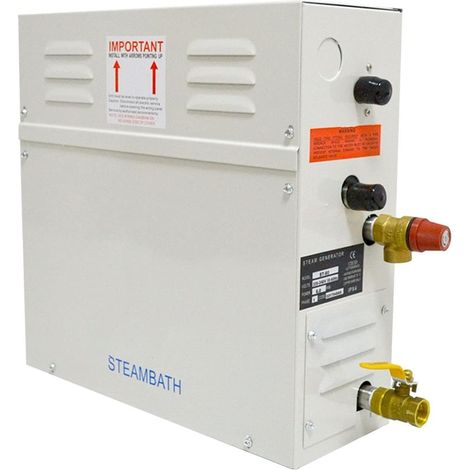 Poêle de sauna électrique Générateur de vapeur automatique en acier inoxydable ménage à la vapeur Sauna Chambre Steam Bath Machine for Relax Spa Room Contrôleur numérique Poêle de sauna  Chauffe-saun (1/5)