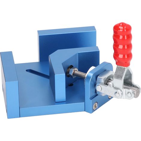 Serre-joint d'angle droit en alliage d'aluminium, usiné CNC avec précision, mâchoire pivotante à 90 degrés pour le travail du bois (1/5)