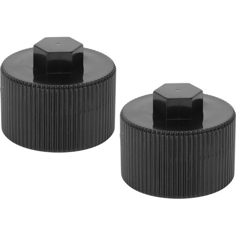 Lot de 2 bouchons de vidange rechange pour filtre à sable 154712 filetage femelle DN40 avec joint Pentair Sand Dollar SD35 SD40 montage supérieur (1/5)