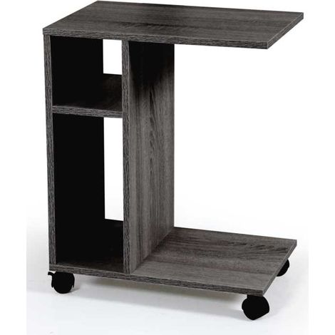 Servetto divano letto portariviste portavivande grigio cm 45 x 30 x 56 h (1/2)