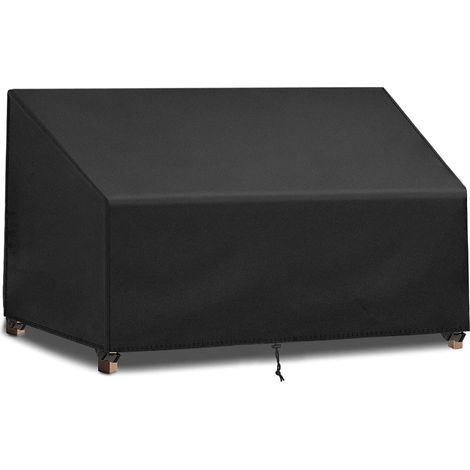MINKUROW 4-Sitzer-Gartenbankbezug, 420D atmungsaktives Oxford-Gewebe, wasserdichter und UV-beständiger Outdoor-Banksitzbezug (190 x 66 x 63/89 cm) (1/5)