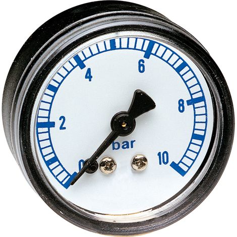 THERMADOR Manomètre sec AXIAL Mâle 1/4"(8/13) - Ø63mm-0 à 10bar (1/2)