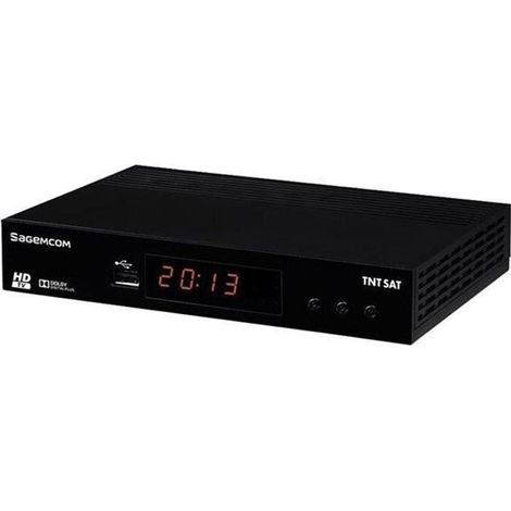 Terminal TNTSAT - SAGEMCOM - DS81 HD - HDMI - PERITEL - Noir