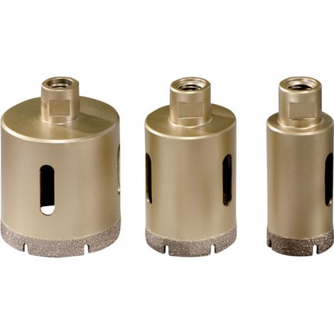 Set de couronnes diamantées pour carrelage « Dry », 3 pièces, M14 metabo (1/3)