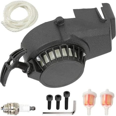 Recoil Starter for 2-Stroke 43cc 47cc 49cc Pocket Coolster QG50 Motorcycle for Syx 50cc for SSR SX50 Mini Dirt Bike Pocket Rocket Bike Motorcycle Quad ATV Parts (1/4)