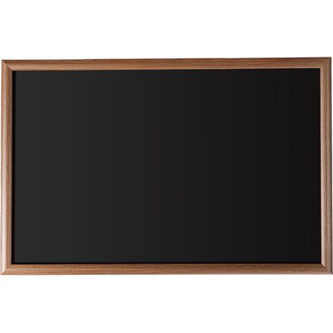 Tableau magnétique, noir, 30 x 40 cm, en métal, idéal pour salon, cuisine, couloir, chambre d'enfant, bureau (1/5)