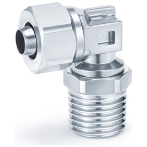 Coude pivotant SMC KFG2 vers 6 mm Enfichable, 8 mm ( Prix pour 1 )