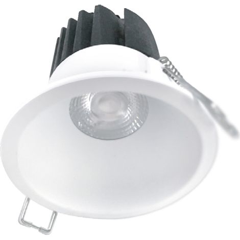 Spot encastré rond à LED blanche ABEL 12W 3000K 1000 lm IP44 (1/5)