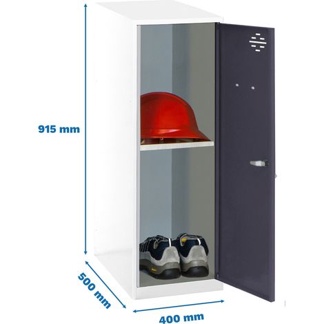 Simonrack Simonlocker Mini armadietto in metallo bianco antracite