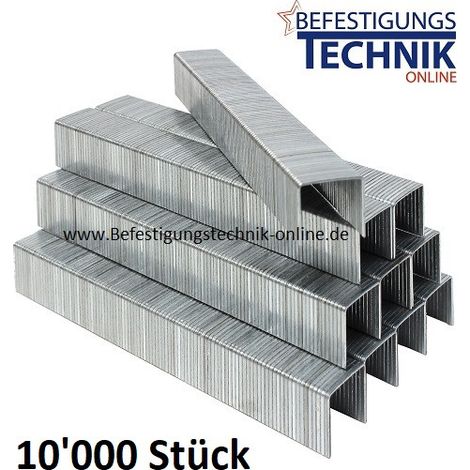 Bostitch Klammern verzinkt Typ 80 4mm für 21680B Senco AT Tjep Metabo BeA Würth DKG KL-01 10M"-"EN11756
