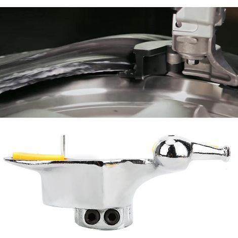 Changeur de Pneus Tête de Canard avec Coussinets de Protection en Acier Inoxydable et Plastique – Outil Professionnel pour Démontage Facile des Pneus de Voiture (30") (1/4)