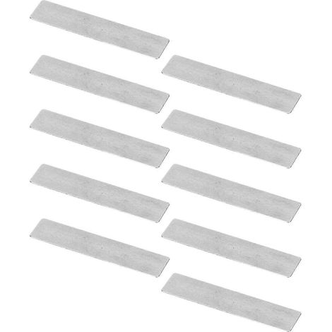 Lot de 10 plaques de soupape rectangulaires en fonte pour compresseur d'air, accessoires pour pompe de 51 mm (1/3)