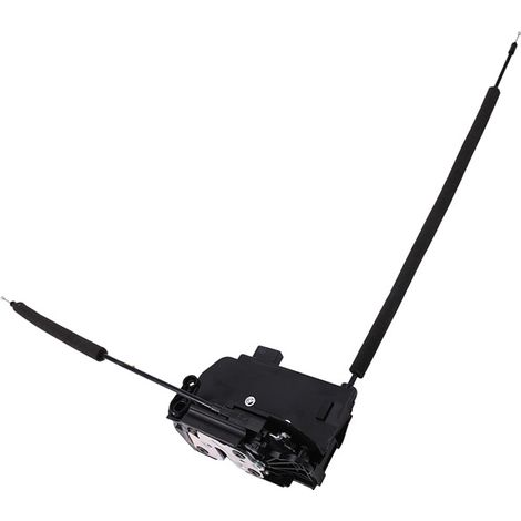 1. Specifications: Front right Color: Black Material: Plastic and metal Front door lock assembly Door lock