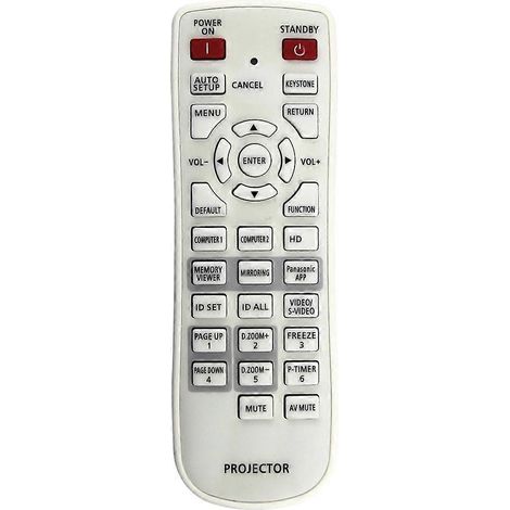 N2QAYA000100 Ersatzfernbedienung für Panasonic PT-VW355N PT-VX425N PT-VX425NU Projektor (1/5)