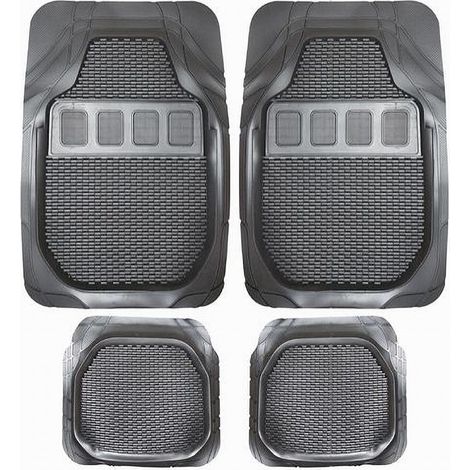 TRADE SHOP - Tappetino Universale Auto 100% Pvc Anteriore Posteriore Tappetini 4pz Maxtech Mats-08 - (1/2)