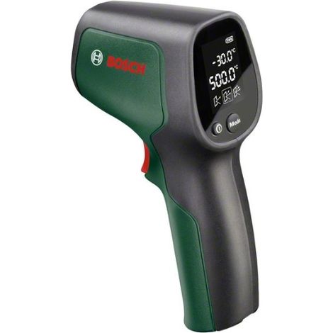 Bosch Termómetro de Infrarrojos UniversalTemp (de -30 °C a +500 °C, medición fácil y precisa, 3 grupos de materiales predefinidos, en caja de cartón) (1/4)