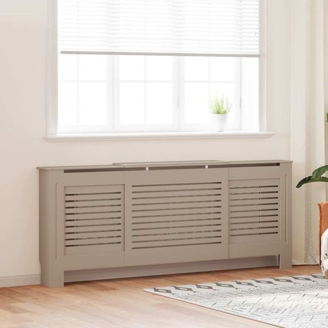 vidaXL Cubierta para radiador MDF 205 cm (1/5)