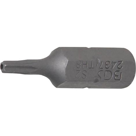Embout Torx T8 25 mm - Profil T 6,3 mm (1/4) - Perçage Précis et Résistant - Acier - D-Work