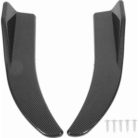Aileron de coffre ABS 41.5cm 2 pièces style carbone réduisant la résistance au vent pour Seat Leon, Audi, Toyota (1/5)