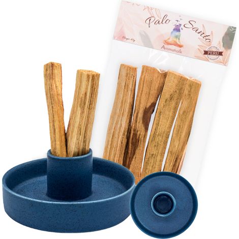 Palo Santo + Palo Santo Raucherständer  Geschenk