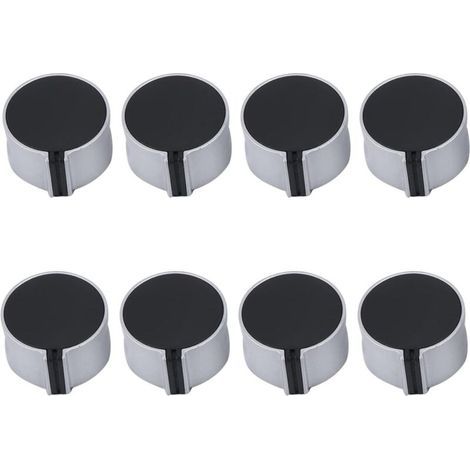 Lot de 8 boutons de cuisinière à gaz, 8 mm, boutons pour cuisinière, accessoires de cuisine (1/4)