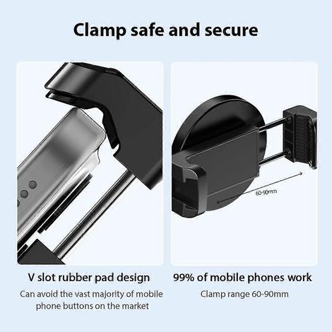 Magnetische Handyhalterung mit zwei Blitzschuhanschlüssen, Ersatz für iPhone 15/1