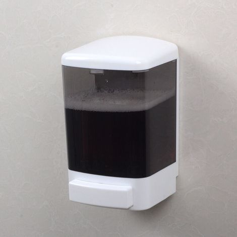 1000ml Manual Soap Dispenser, Durable Plastic, for Shampoo, Shower Gel and Conditioner, Wall-Mounted for Bedroom or Bathroom (1/4)