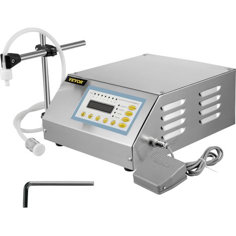 VEVOR GFK-160 Füllmaschine Flüssigkeit 2ML-3500ML 30W Liquid Filling Machine Abfüller Flüssigkeitsabfüllmaschine (1/5)