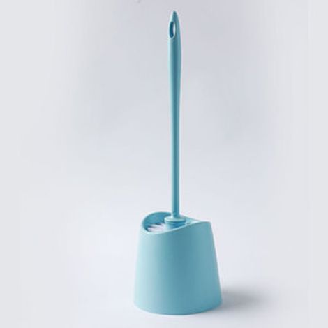 Brosse de toilette standard, matériau PP, brosse noire, sans BPA, bleu, taille 41,512 cm (1/5)