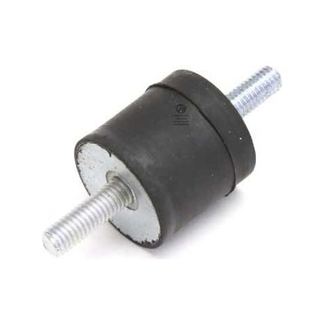 Silent bloc, plot antivibratoire universel. 25 x 25 mm. Mâle M6 / Mâle M6