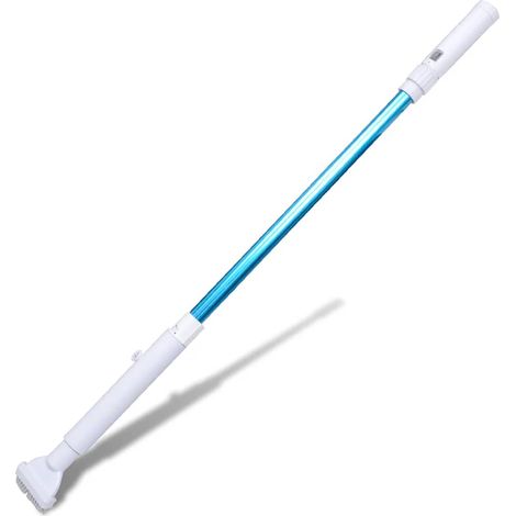 Aspirateur de piscine automatique sans fil – Nettoyeur à piles (8xAA) avec manche télescopique aluminium réglable 130-195 cm, filtre et brosse amovibles pour spa et petite piscine (1/5)