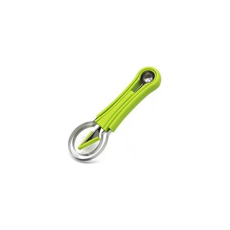 1-in-1 Wassermelonenschneider, -hobel, -löffel, -fruchtmesser, -fruchtschale, -fruchtfleischtrenner, Küchenzubehör (1 Stück) - Crezuo