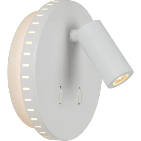 Lucide Bentjer applique bianca LED 6W 3000K IP20 metallo