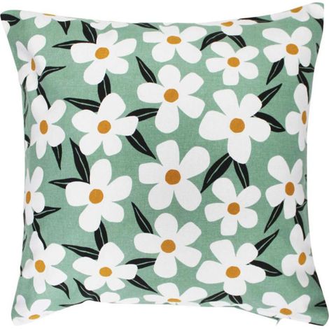 Housse de Coussin Imprimé "Darcy" 40x40cm Sauge (1/3)