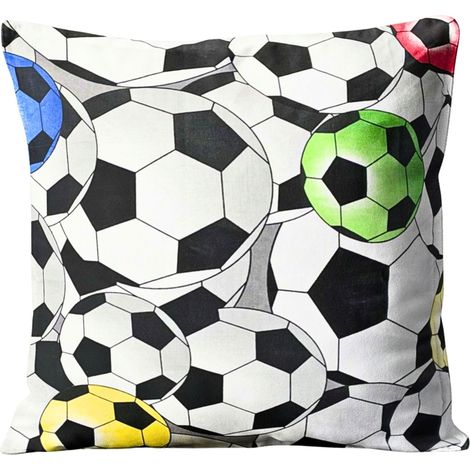 FEDERA PER CUSCINO 40x40 CM PER BAMBINI JASHKA DECORATIVA CALCIO
