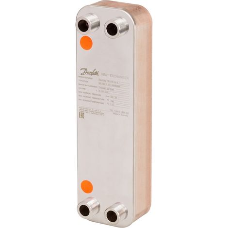 Danfoss gelöteter Wärmeübertrager MPHE XB 06H+-1 60 PN 25 G 3/4" A x 20mm