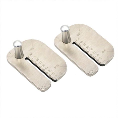 Set mit 2 Schneidelinealen aus Edelstahl für Leder, praktisches Zeichen- und Messwerkzeug, langlebig und präzise (1/5)