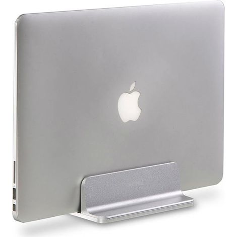Support de bureau ergonomique en aluminium réglable pour ordinateurs portables Mac Ultrabook, compatible avec les modèles Mac Ultrabook. (1/5)