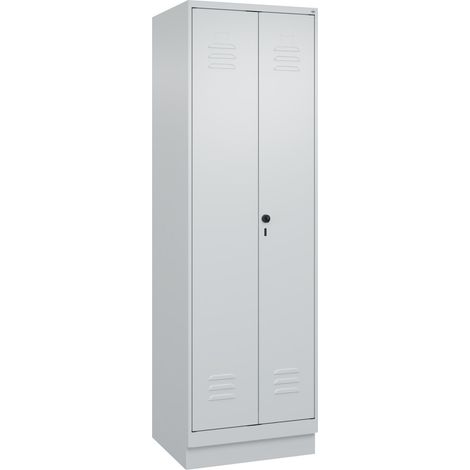Putzmittelschrank Classic PLUS H1950xB600xT500mm m.Sockel lichtgrau C+P (1/5)