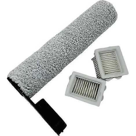 Brosse à rouleau principale d'origine avec 2 filtres antibactériens pour autolaveuse de sols Roborock Flexi Lite (1/5)