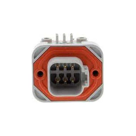 Connettore Serie DT13 Femmina 6 Vie da circuito stampato 90° G003