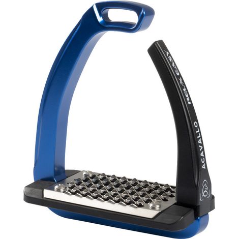 ACAVALLO Staffe Rel-X EASY SKY Junior BLU apertura in silicone BAMBINI (1/3)