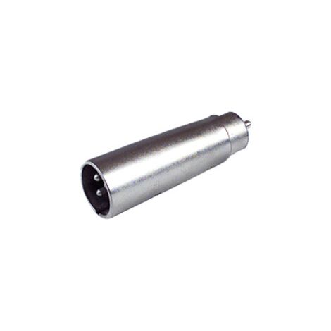 Adaptador XLR Macho 3Pin A  RCA Hembra (1/2)