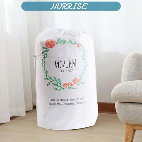 Sonew Sac de rangement de couette Sacs de rangement cylindriques pour grands vêtements, couverture bagagerie bidon Forme de fleur (1/5)